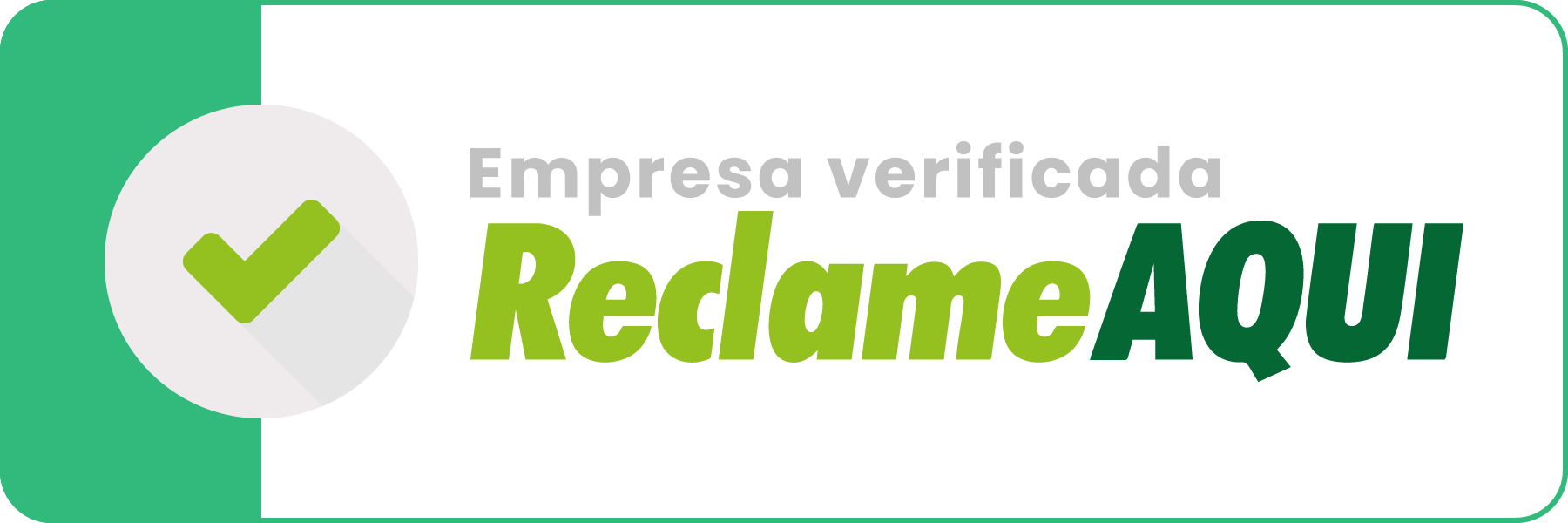 Empresa verificada ReclameAQUI